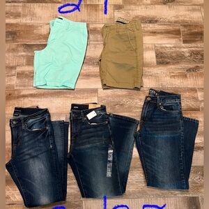 Bundle of Teen waist Size 27 Jeans